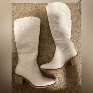 Altar’d State Tall White Boots- Size 8